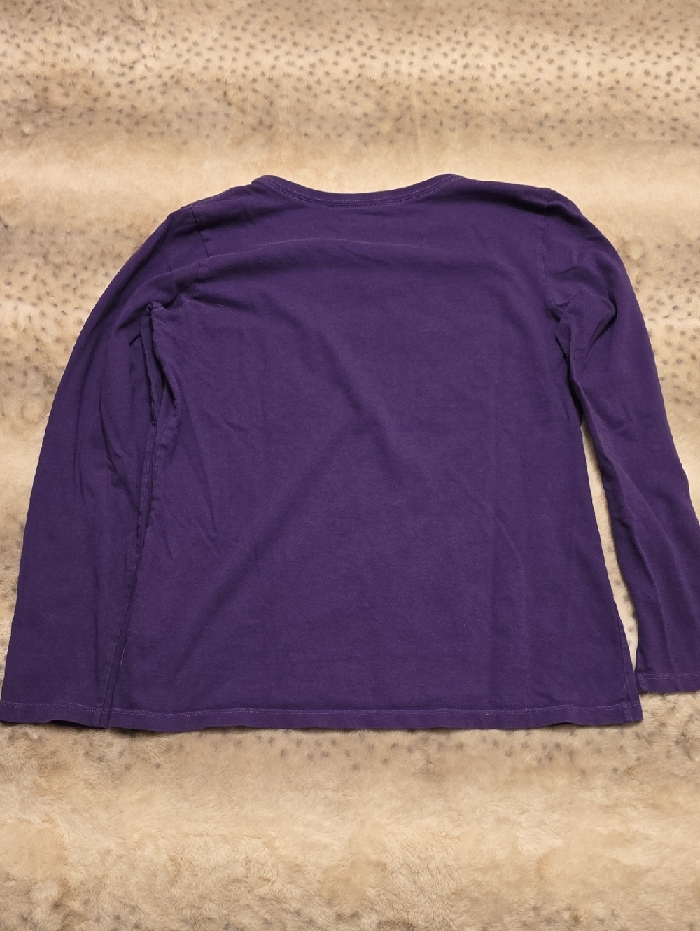 Life Is Good Purple V-Neck 'Thankful & Grateful' Long-Sleeve Tee - Picture 4 of 8